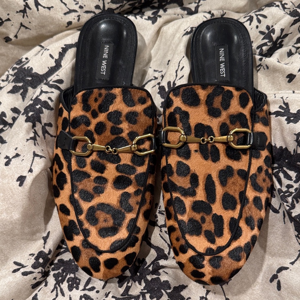 Nine West Bhalya Round Toe Slip-On Flat Casual Mule